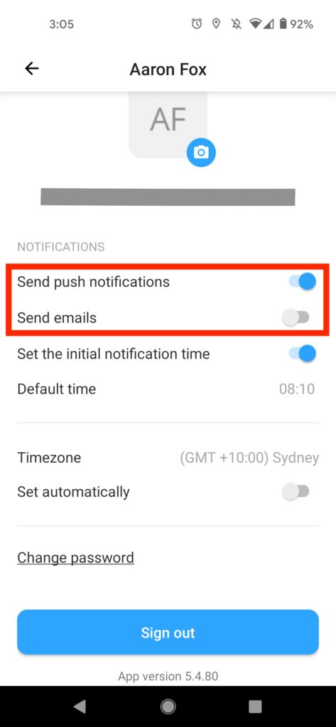 Notifications