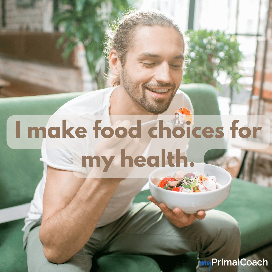 I make food choices for my health.